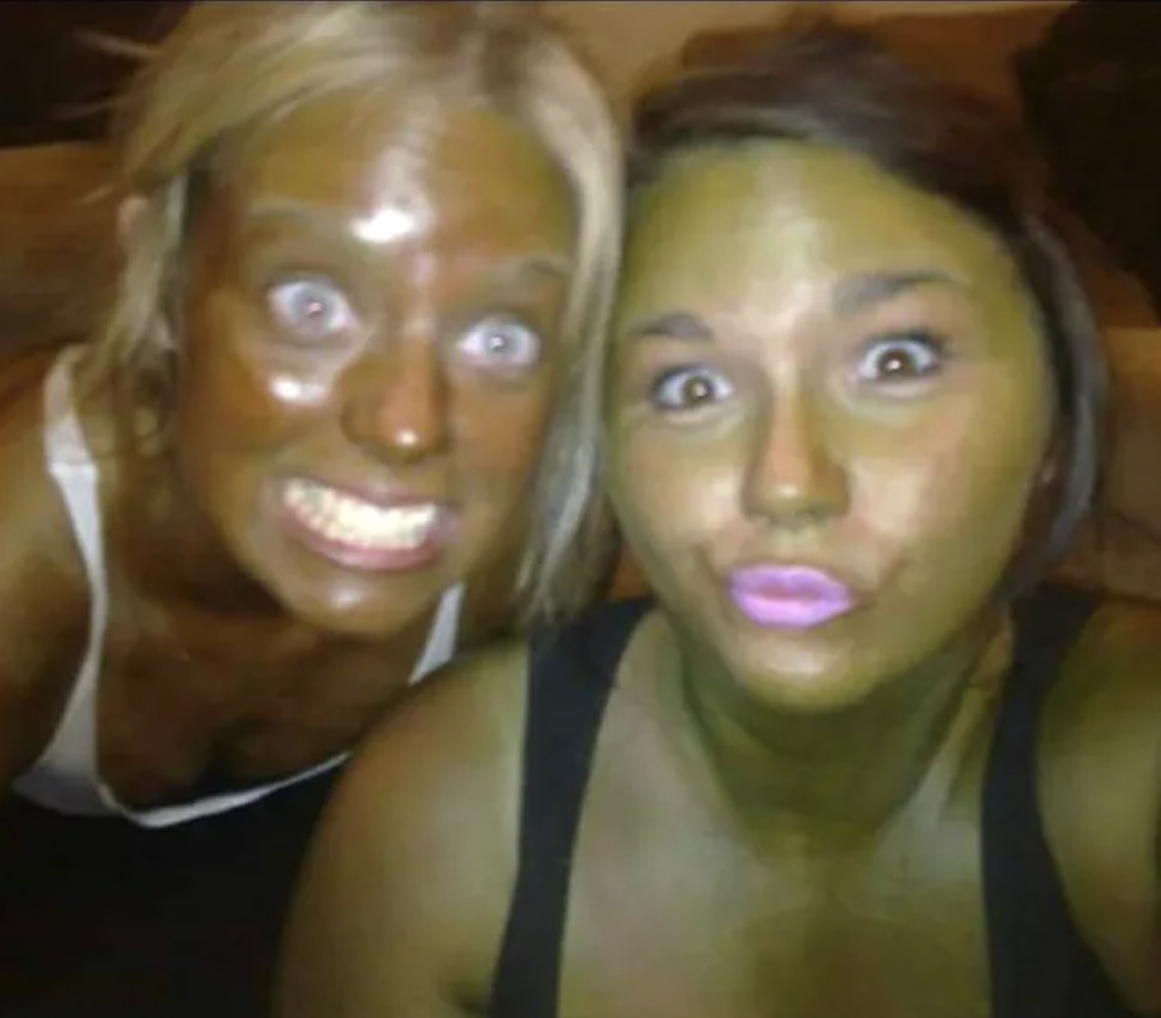 She asked for a hint of green in her spray